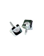 Kentrol  Stainless Steel Windshield Knob Set for 76-95 Jeep CJ & Wrangler YJ
