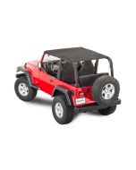 MasterTop  Ultimate Summer Combo in MasterTwill® Fabric for 97-06 Soft Top Equipped Jeep TJ Wrangler