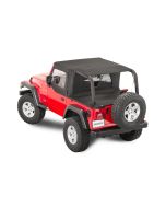 MasterTop  Ultimate Summer Combo in MasterTwill® Fabric for 97-06 Soft Top Equipped Jeep TJ Wrangler