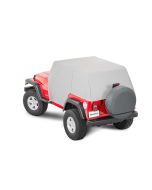MasterTop 11110009 Cab Cover with Door Flaps for 92-06 Jeep Wrangler YJ & TJ