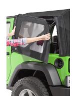 MasterTop  Complete Replacement Soft Top Window Kits for 07-18 Jeep Wrangler JK 2-Door with Original Factory Soft Top