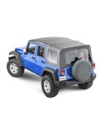 MasterTop  Premium Replacement Soft Top  for 07-09 Jeep Wrangler JK Unlimited 4-Door