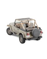 MasterTop  ShadeMaker Mesh Bimini Top for 87-95 Jeep Wrangler YJ