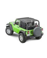 MasterTop  Shademaker Bimini Top Plus for 07-18 Jeep Wrangler JK 2-Door
