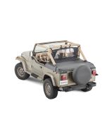 MasterTop 14502115 Rear Tonneau Cover  for 87-91 Jeep Wrangler YJ