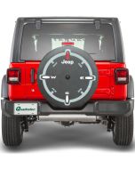 Mopar 82215446 Compass Design Spare Tire Cover  for 18-21 Jeep Wrangler JL