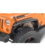 Poison Spyder 17-03-030P1 Standard Width Steel Front Crusher Flares in SpyderShell Armor Coat for 07-18 Jeep Wrangler JK
