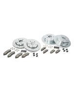 Power Stop K2798-36 Front & Rear Z36 Extreme Performance Brake Kit for 07-18 Jeep Wrangler JK