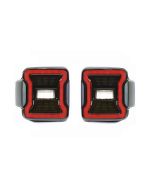 Quake LED QTE558 Blackout LED Replacement Tail Lights for 18-20 Jeep Wrangler JL