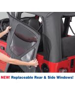 QuadraTop  Gen II Complete Soft Top with Tinted Windows  for 87-95 Jeep Wrangler YJ
