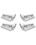 ACCUPART DOOR HINGE KIT 4PC JK CHROME  13009 0601