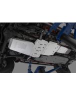 Quadratec  Aluminum Modular Engine & Transmission, Transfer Case and Rear Transfer Case Skid Plates for 07-18 Jeep Wrangler Unlimited JK