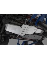 Quadratec  Aluminum Modular Engine & Transmission, Transfer Case and Rear Transfer Case Skid Plates for 07-18 Jeep Wrangler Unlimited JK