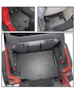 Quadratec Ultimate All Weather Floor Liner Triple Combo for 07-13 Jeep Wrangler JK 2 Door