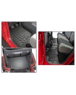 Quadratec Ultimate All Weather Floor Liner Triple Combo for 07-13 Jeep Wrangler Unlimited JK 4 Door