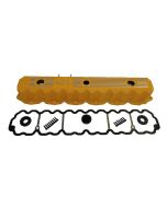 Crown Automotive RT35003 Aluminum Valve Cover Kit in Yellow for 93-04 Jeep Wrangler YJ, TJ, Cherokee XJ & ZJ with 4.0L