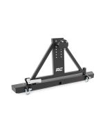 Rough Country 10592A Classic Full Width Rear Bumper with Tire Carrier for 87-06 Jeep Wrangler YJ & TJ