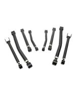 Rough Country 11300 Front & Rear Upper & Lower Adjustable Control Arm Kit for 07-18 Jeep Wrangler JK