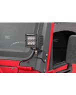 Rough Country 70046 Lower A-Pillar Light Mounts for 97-06 Jeep Wrangler TJ