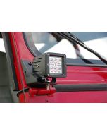 Rough Country 70510 Lower Windshield Light Mounts for 87-95 Jeep Wrangler YJ