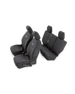 Rough Country 91004 Front & Rear Seat Covers for 13-18 Jeep Wrangler Unlimited JK