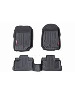 Rough Country M-60112 Front & Rear Heavy Duty Fitted Floor Mats for 18-19 Jeep Wrangler JL 4-Door Unlimited