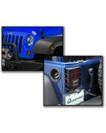 Rugged Ridge  Front & Rear Euro Guards in Black for 07-18 Jeep Wrangler JK