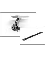 Thule  Rapid Gutter Foot Pack with 60" WingBar Evo 150 Kit for 07-21 Jeep Wrangler JL & JK with Factory Hardtop