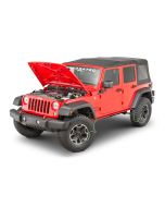 Up Down Air  Air it Up Onboard Air Delivery System Front Engine Mount with 2 VIAIR 400C Air Compressors for 07-18 Jeep Wrangler JK