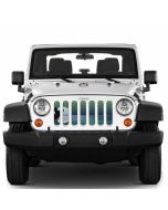 Under The Sun Inserts  Endless Summer Grille Insert for 07-18 Jeep Wrangler JK