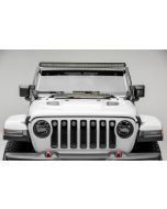 ZROADZ Z364931-KIT Hood Cowl Mounting Brackets with (1) Single Row 30" LED Light Bar  for 18-21 Jeep Wrangler JL