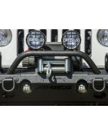 Aries 2072100 Winch Adapter Plate with Fairlead Mount for 07-18 Jeep Wrangler JK