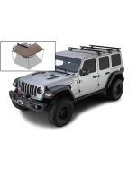 Rhino-Rack  HD 59" 3-Bar Backbone Roof Rack for 18-20 Jeep Wrangler JL Unlimited with Hardtop