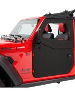 Bestop  2-Piece Fabric Doors  for 18-25 Jeep Wrangler JL 2-Door & Gladiator JT