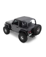 Bestop 52607-35 Header Safari Bikini Top for 18-22 Jeep Wrangler JL 2-Door