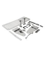Crown Automotive RT34013 Multi-Piece Hood Set in Stainless Steel for 78-95 Jeep CJ & Wrangler YJ