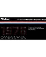 Bishko Automotive Literature  Factory Authorized Owners Manuals  for 72-86 CJ Jeep Models