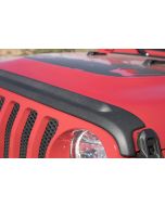 Bushwacker 14093 Trail Armor Hood Stone Guard in Textured Black for 18-22 Jeep Wrangler JL & 20-22 Gladiator JT