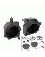 Metra  Front Speaker Pods with Alpine SPV-65X-WRA Component 2 Way Speakers for 18-22 Jeep Wrangler JL & Gladiator JT