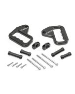 American Trail Products  Front Billet Aluminum Grab Handles with Matching Brackets for 07-18 Jeep Wrangler JK