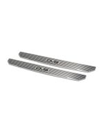 DV8 Offroad D-JL-180014-SIL2 Front Sill Plates with DV8 Logo  for 18-20 Jeep Wrangler JL & Gladiator JT