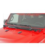 Rough Country  50in LED Light Bar with Cowl Mount Kit for 18-22 Jeep Wrangler JL & Gladiator JT