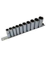 Eastwood 32172 10pc - 3/8 Inch Drive MM Deep Socket Set 
