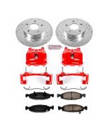 Power Stop KC2147 Front Z23 Evolution Sport Performance 1-Click Brake Kit with Calipers for 99-02 Jeep Grand Cherokee WJ with Teves Calipers