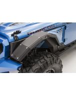 Fab Fours JK1006-B Front Full Width Fender Flares for 07-22 Jeep Wrangler JL & JK with Fab Fours Front Fenders