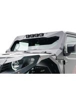 Fab Fours JL3021-1 ViCowl Light Inserts for 18-22 Jeep Wrangler JL