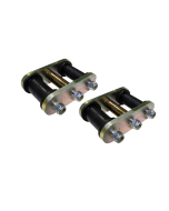 Fishbone Offroad FB27221 Front or Rear Greaseable Shackles for 87-95 Jeep Wrangler YJ