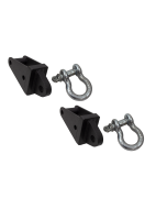 Fishbone Offroad FB22136 Rear D-Ring Frame Mounts for 07-18 Jeep Wrangler JK