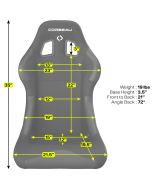 Corbeau  Forza Fixed Back Seat 