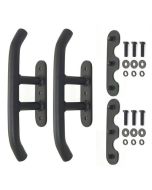 Go Rhino 5950100T Overland Xtreme Rack Handle Reel Kit for 20-21 Jeep Gladiator JT with Overland Xtreme Rack-Full Size